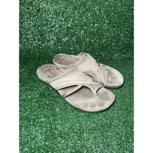 Merrell Terran II Slide Comfort Performance Sandal Womens Size 9 Tan Beige Gray